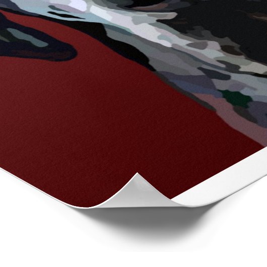 Great Dane Harly Poster 12,5 (Ecke)