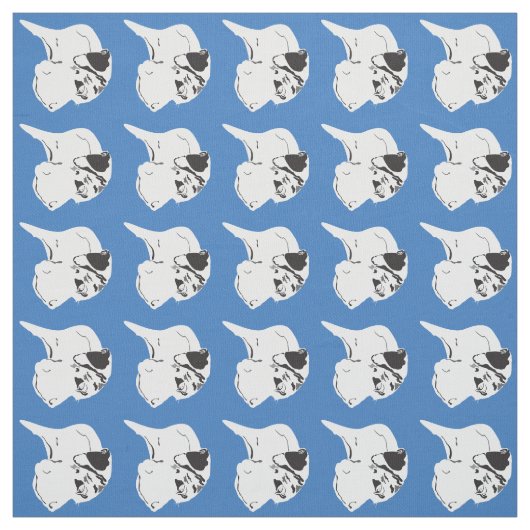 Great Dane Head Stoff (Muster)