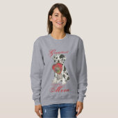 Great Dane Heart Mama Sweatshirt (Vorne ganz)