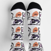 Great Dane hearts Socken (Oben)
