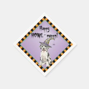 Great Dane Hexe Napkins Serviette