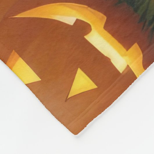 Great Dane Hogs Pumpkin Halloween Funny Fleecedecke (Ecke)