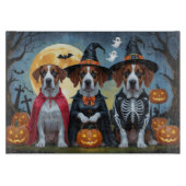 Great Dane Hogs Pumpkin Halloween Funny Schneidebrett (Vorderseite)