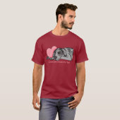 Great Dane Holds Heart Merle UC T-Shirt (Vorne ganz)
