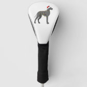 Great Dane Holiday Weihnachtslicht Golf Headcover (Vorderseite)