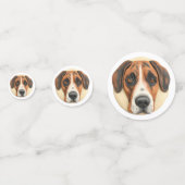 Great Dane Hund 3D Inspiriert Konfetti (Rückseiten)