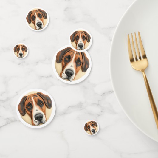 Great Dane Hund 3D Inspiriert Konfetti (Gruppe)