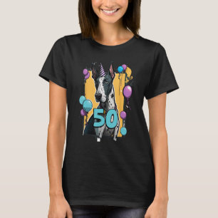 Great Dane Hund 50. Geburtstag Themenhotel 50 Jahr T-Shirt
