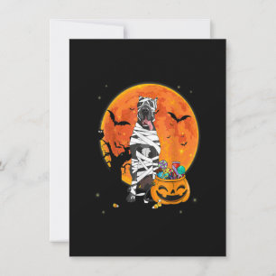 Great Dane Hund and Moon Halloween Kostüm Hund Lie Einladung