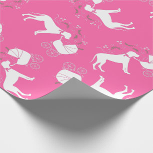 Great Dane Hund Baby Dusche Welpe Grau Geschenkpapier