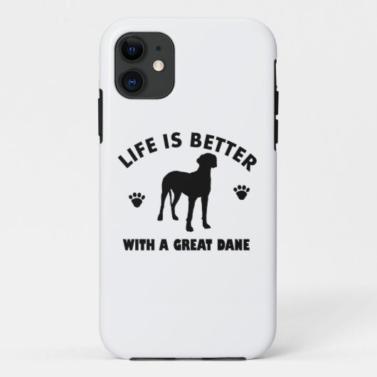 Great Dane Hund Design Case-Mate iPhone Hülle (Rückseite)