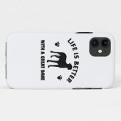 Great Dane Hund Design Case-Mate iPhone Hülle (Rückseite (Horizontal))