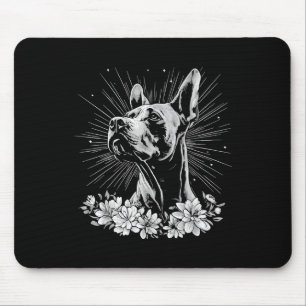 Great Dane Hund Lover Retro Stil Tattoo _1 Mousepad