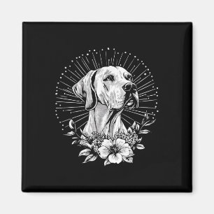 Great Dane Hund Lover Retro Style Tattoo Magnet