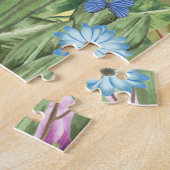 Great Dane Hund mit Blume Spring Puzzle (Seite)