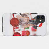 Great Dane Hund mit Weihnachtsgeschenke Case-Mate iPhone Hülle (Rückseite (Horizontal))