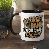 Great Dane Hund Papa Energie 