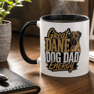 Great Dane Hund Papa Energie Tasse