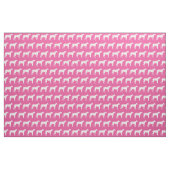 Great Dane Hund Silhouette Pet Pink Stoff (Fat Quarter (45,7 x 55,9 cm))