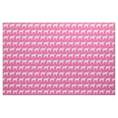 Great Dane Hund Silhouette Pink Stoff (Fat Quarter (45,7 x 55,9 cm))