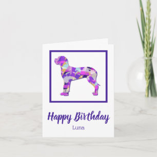 Great Dane Hund Silhouette PPY&B Geburtstag Karte