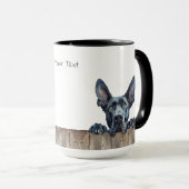 Great Dane Hund Tasse (VorderseiteRechts)