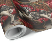 Great Dane Hund Weihnachten Geschenkpapier (Rolleneckpunkt)