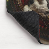 Great Dane Hund Weihnachten Mousepad (Ecke)