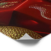 Great Dane Hund Weihnachten Poster (Ecke)