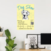 Great Dane Hundeausstellung Poster (Heimbüro)