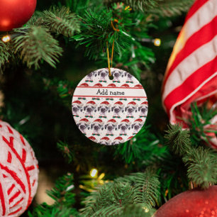 Great Dane Hunderasse Weihnachtssterne Keramik Ornament