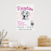Great Dane-Hundeshow-Willkommen Poster (Küche)