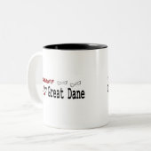 Great Dane (I Liebe) Tasse (Vorderseite Links)