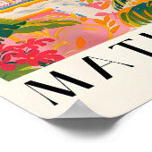 Great Dane in Badewanne, Funny Bad Wall Art, Do Poster (Ecke)