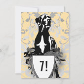 Great Dane Invitation Einladung (Vorderseite)