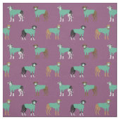 Great Dane ist lila Pegel Stoff (Muster)