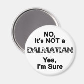 Great Dane KEIN Dalmatiner Magnet (Vorderseite/Rückseite)