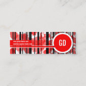 Great Dane Kennel Mini Visitenkarte (Rückseite)