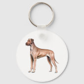 Great Dane Keyring Schlüsselanhänger (Vorderseite)