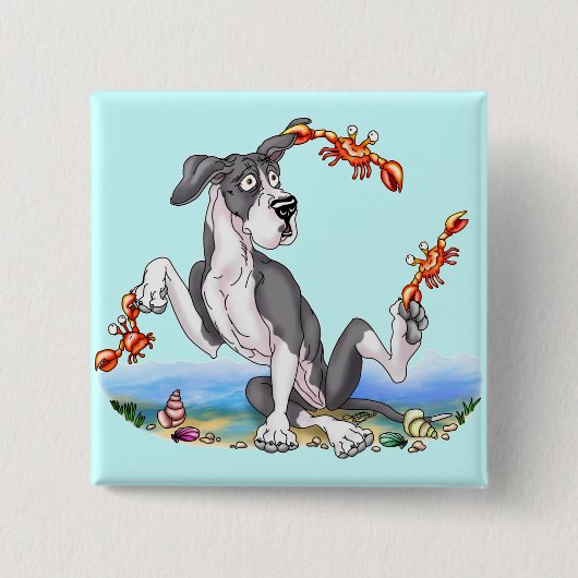 Great Dane Kinda Crabby Mantle UC Button (Vorderseite)