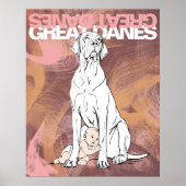 Great Dane Kinder Poster (Vorne)