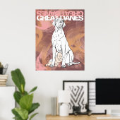 Great Dane Kinder Poster (Heimbüro)