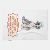 Great Dane Koch Baking Gingerbrot Geschirrtuch (Horizontal)