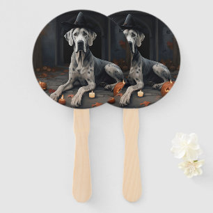 Great Dane Kürbisse Halloween Grusel Flip Fächer