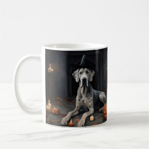 Great Dane Kürbisse Halloween Grusel Flip Kaffeetasse