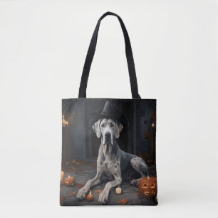 Great Dane Kürbisse Halloween Grusel Flip Tasche