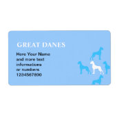 Great Dane Label (Vorne)
