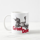 Great Dane Laid Back Black Kaffeetasse (Links)