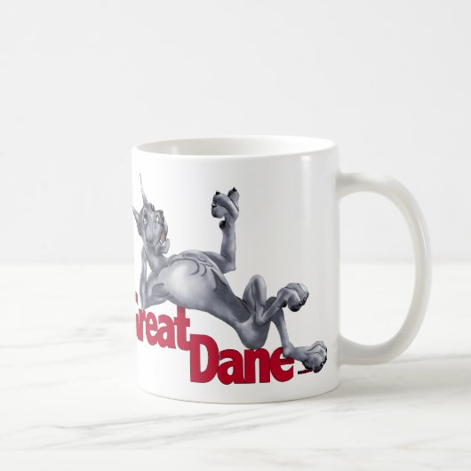 Great Dane Laid Back Blue Kaffeetasse (Rechts)