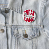 Great Dane Laid Back Merle UC Button (Beispiel)